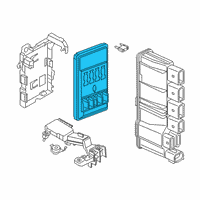 OEM 2022 BMW M8 Fuse Box Diagram - 61355A22F08