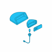 OEM 2012 Nissan Altima Lamp Assembly-Stop, High Mounting Diagram - 26590-JA00A