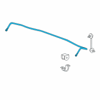 OEM Acura TSX Spring, Rear Stabilizer Diagram - 52300-TL2-A01