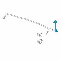 OEM Honda Accord Link, Right Rear Stabilizer Diagram - 52320-TA0-A01