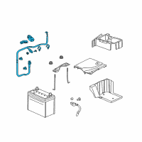 OEM Cable Assembly, Starter Diagram - 32410-SEP-A10