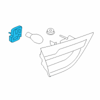 OEM BMW Bulb Holder, Rear Light In Trunk Lid, Left Diagram - 63-21-7-390-233