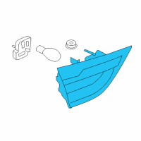 OEM 2015 BMW X4 Rear Light In Trunk Lid, Left Diagram - 63-21-7-331-283