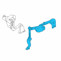 OEM Infiniti Sensor Assy-Height, Rear Diagram - 53820-5DA0A