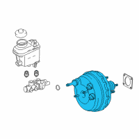 OEM 2017 Toyota Tundra Booster Assembly Diagram - 44610-0C071