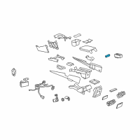 OEM 2008 Pontiac G8 Switch, Accessory Diagram - 92204390