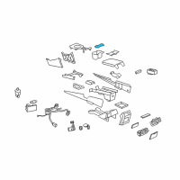 OEM 2011 Chevrolet Caprice Liner, Front Floor Console Cup Holder Diagram - 92172601