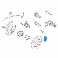 OEM 2019 Ford Transit Connect Rear Speed Sensor Diagram - JV6Z-2C190-A