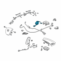 OEM 2014 Honda Insight Reel Assembly, Cable (Furukawa) Diagram - 77900-TA0-C12