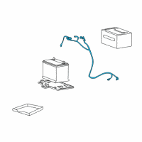 OEM 2005 Kia Optima Battery Cable Assembly Diagram - 372503C010