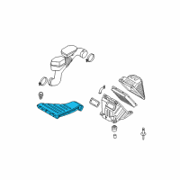 OEM Hyundai Santa Fe Duct Assembly-Air Diagram - 28210-2B750