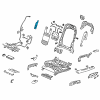 OEM 2019 Acura RDX Bolster Support Inner Diagram - 81523-TJB-A21