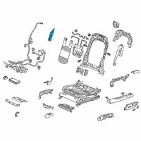 OEM Acura RDX Bolster Support Inner Diagram - 81523-TJB-A21