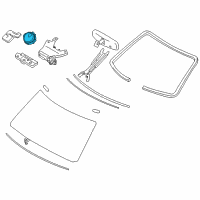 OEM 2013 Nissan Murano Sensor-Rain Diagram - 28536-JG00C