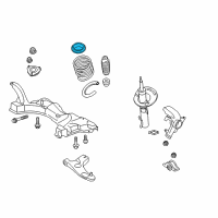 OEM 2009 Ford Focus Bearing Diagram - 8S4Z-18198-A