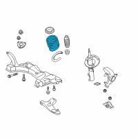 OEM 2009 Ford Focus Coil Spring Diagram - 8S4Z-5310-G