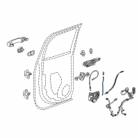 OEM 2016 GMC Sierra 2500 HD Lock Rod Diagram - 22833414