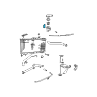 OEM Hyundai Gasket-Thermostat Case Diagram - 25614-22002