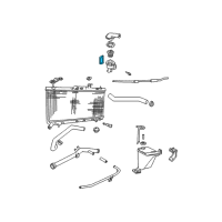 OEM 2001 Hyundai Accent Gasket-Thermostat Case Diagram - 25614-22002