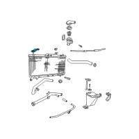 OEM Hyundai Accent Bracket Assembly-Radiator Mounting, Upper Diagram - 25333-25000