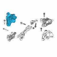 OEM 2020 Jeep Cherokee Engine Mount Diagram - 68323690AH