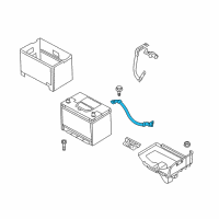 OEM 2010 Hyundai Genesis Coupe Wiring Assembly-Engine Ground Diagram - 91880-2M210