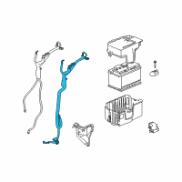OEM Saturn Vue Positive Cable Diagram - 20856293