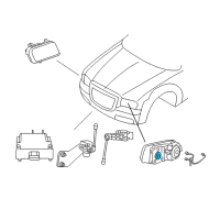 OEM 2006 Dodge Magnum Headlamp Bulb Diagram - L0009006PV