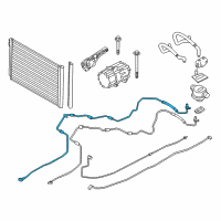 OEM BMW 740Li Intake Pipe, Rear Diagram - 64-53-9-198-295
