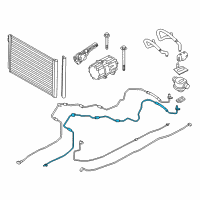 OEM BMW 740Li Pressure Line, Underfloor, Part 2 Diagram - 64-53-9-167-144