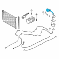 OEM 2013 BMW ActiveHybrid 5 Pressure Hose Assy Diagram - 64-53-9-253-583