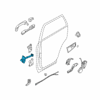 OEM 2009 Kia Sportage Checker Assembly-Rear Door Diagram - 794901F000