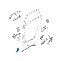 OEM Kia Sportage Door Inside Handle Assembly, Left Diagram - 826101F010