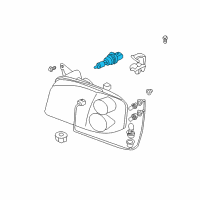 OEM 2001 Nissan Quest Bulb Diagram - 26296-89915