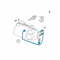 OEM 2002 Nissan Frontier Harness Assembly-Head Lamp Diagram - 26242-9Z400