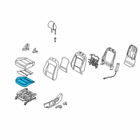 OEM 2022 Kia Soul Pad Assembly-Front Seat Diagram - 88150K0000