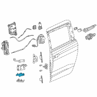 OEM 2017 Chrysler Pacifica Bracket-Hinge Diagram - 68240040AG