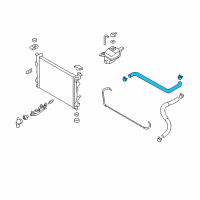 OEM 2008 Hyundai Sonata Hose Assembly-Radiator, Upper Diagram - 25414-3K100