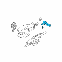 OEM Nissan Frame Assembly-Steering Lock Diagram - D8701-7S200