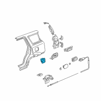 OEM Honda CR-V Adapter, Fuel Cap Diagram - 63915-S10-300ZZ