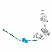 OEM 2019 Chevrolet Cruze Shift Control Cable Diagram - 42690730