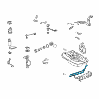 OEM Toyota Solara Band Sub-Assembly, Fuel Tank RH Diagram - 77601-33050