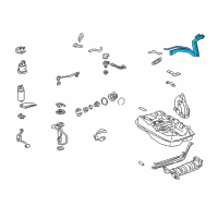 OEM 2002 Toyota Solara Filler Neck Diagram - 77201-06030