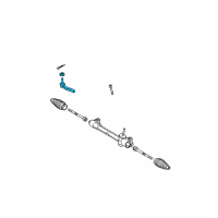 OEM 2007 Toyota Yaris Outer Tie Rod Diagram - 45046-59255