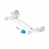 OEM 2012 Toyota Corolla Axle Beam Bushing Diagram - 48725-02250