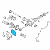 OEM Nissan Titan XD PACKNG Cover Rear Diagram - 38320-EZ20B