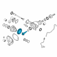 OEM 2018 Nissan Titan Gear Set Final Drive Diagram - 38100-EZ20B