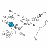 OEM 2019 Nissan Titan Differential Assy-Front Diagram - 38420-EZ20C