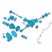 OEM Nissan Titan XD Final Drive Assy-Front Diagram - 38500-9FV2A