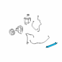 OEM Jeep Grand Cherokee RETAINER-Power Steering Cooler Diagram - 5137778AC